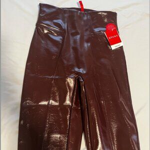 New Spanx Patent Leather Leggings XS